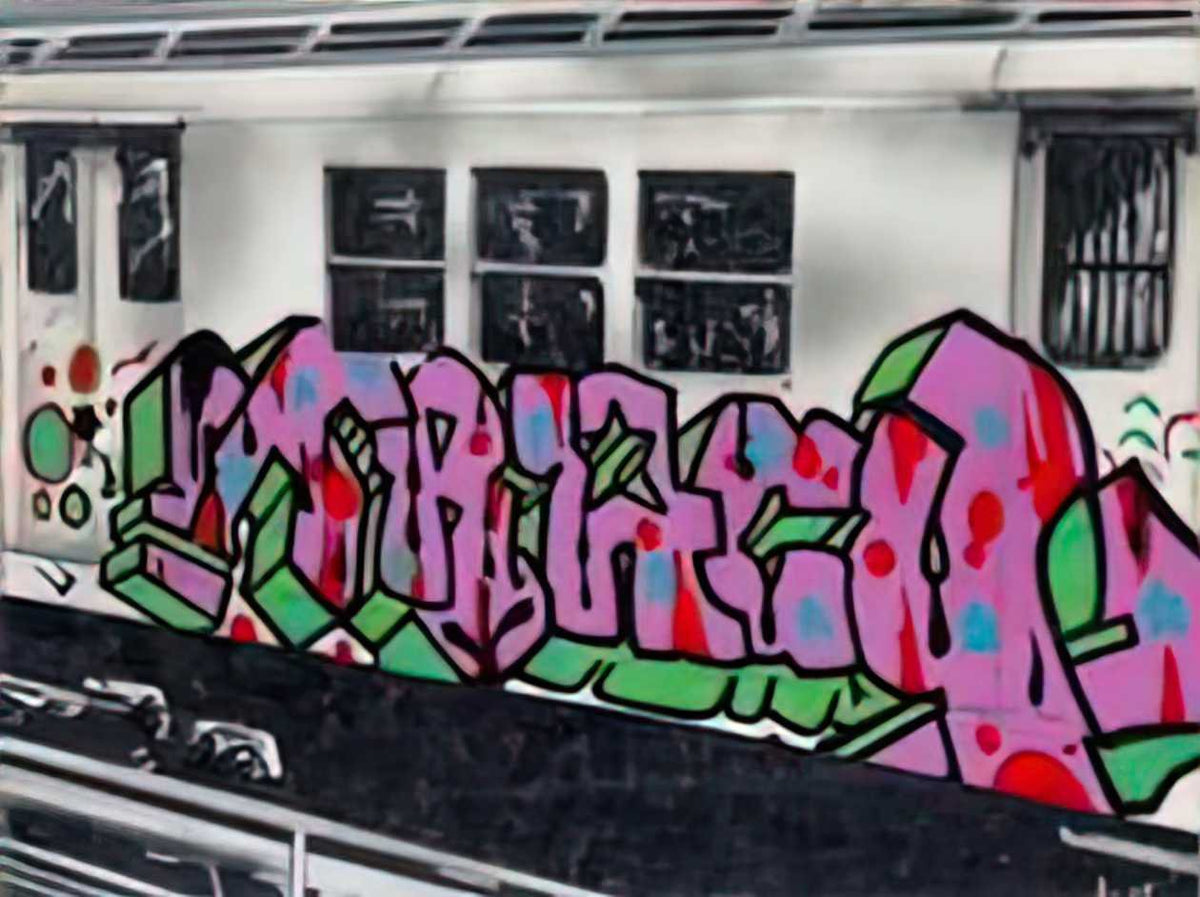 Graffiti Street Art wanted 2002 A4 Photo Print