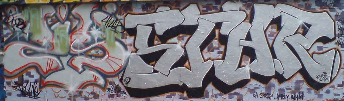 Graffiti Street Art zisstar A4 Photo Print