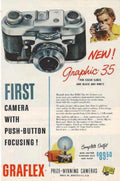 Graflex Graphic 35 Vintage Retro Advert Ads A4 Photo Print