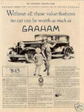 Graham Automobile 845 Vintage Retro Advert Ads A4 Photo Print