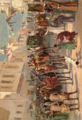Graham Charles 1852 1911 Street in Cairo 1893 Wedding procession Vintage A4 Photo Print