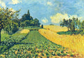 Grain Fields On The Hills Of Argenteuil Sisley Impressionism A4 Photo Print