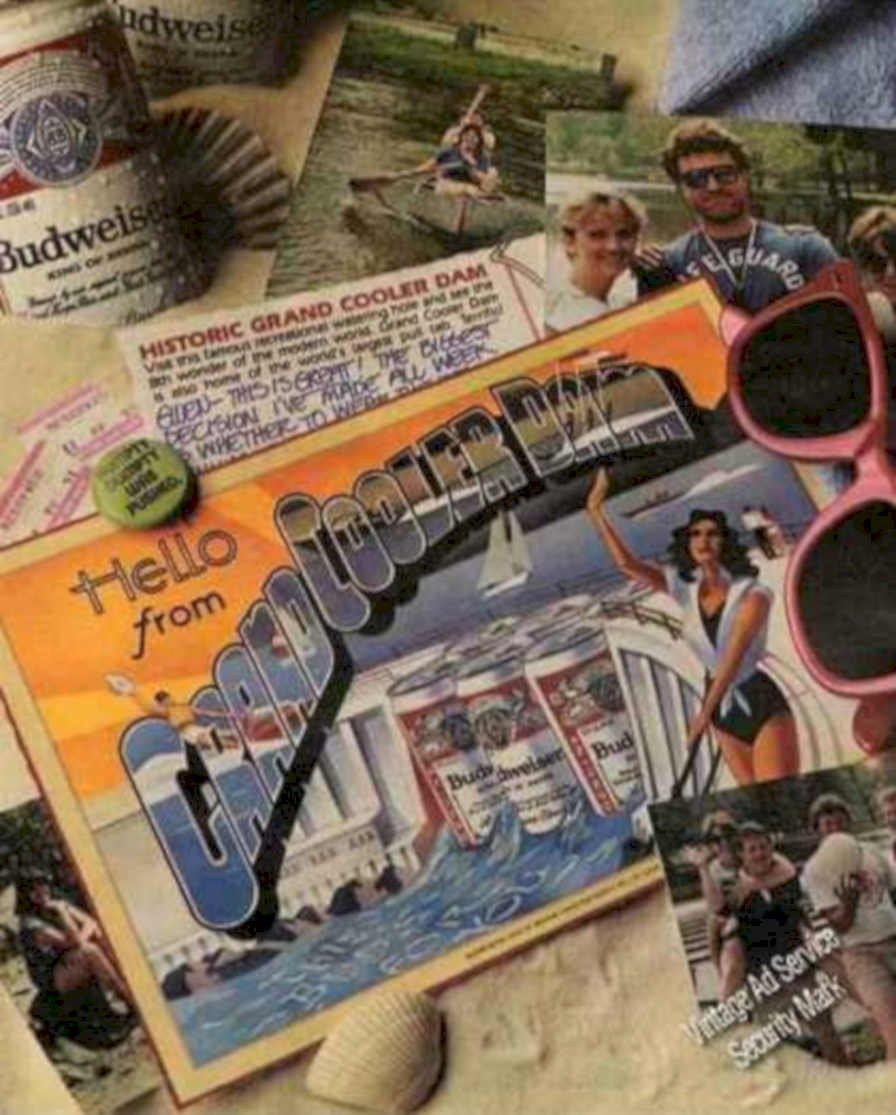 Grand Cooler Dam Vintage Retro Advert Ads A4 Photo Print