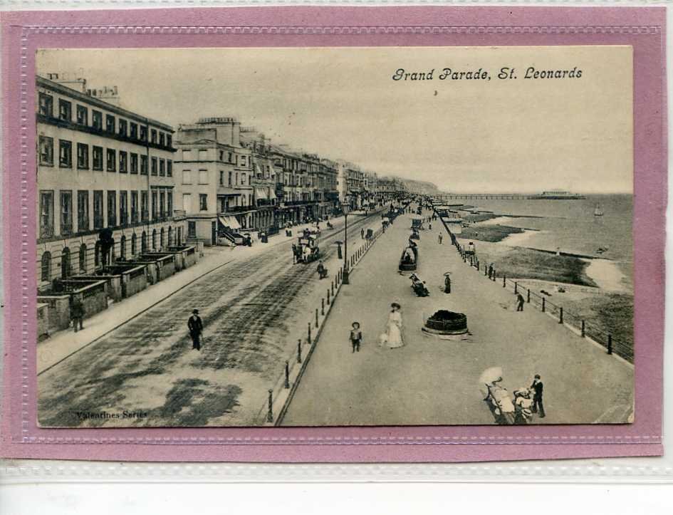 Grand Parade St Leonards Sussex Dated 1907 Vintage A4 Photo Print