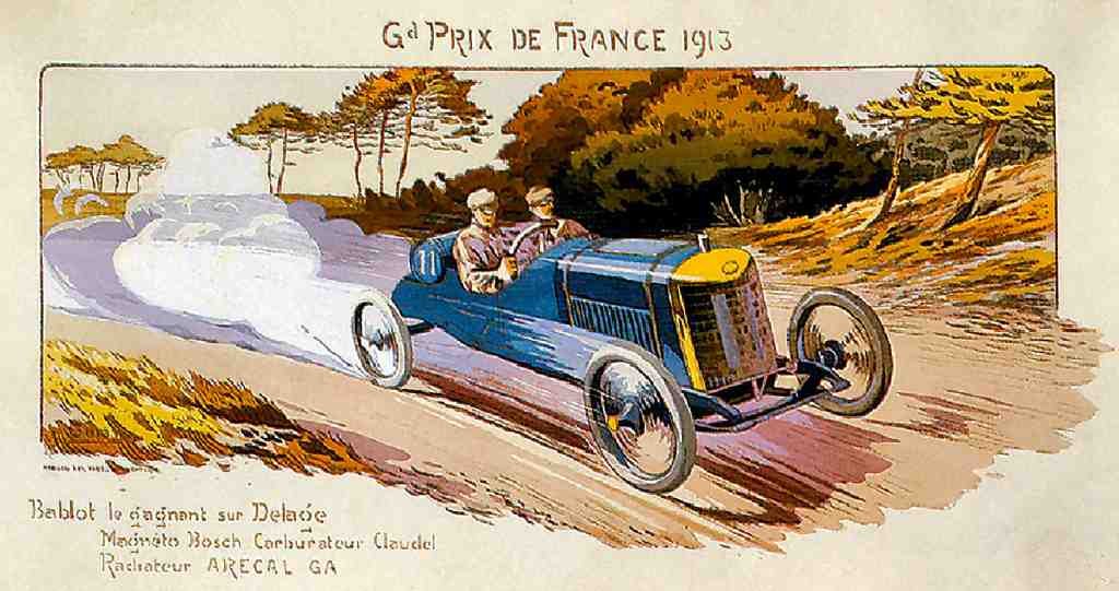  Grand Prix Vintage A4 Photo Print