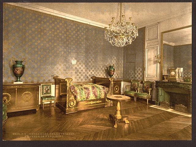 Grand Trianon chamber of Napoleon Vintage A4 Photo Print