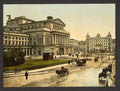 Grand theatre Warsaw Vintage A4 Photo Print