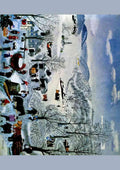 Grandma Moses sugaring off A4 Photo Print