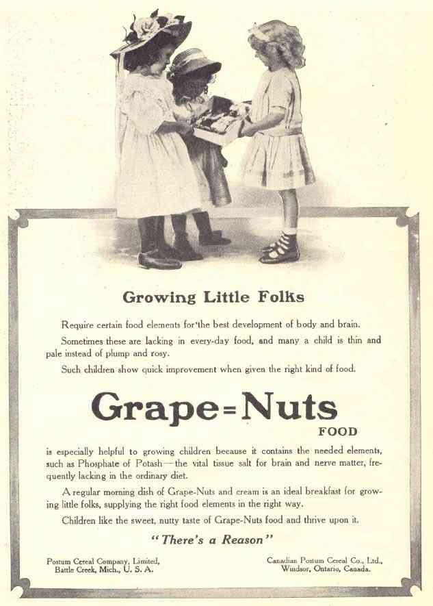 Grape Nuts 1537 Vintage Advert A4 Photo Print