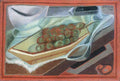 Grapes Juan Gris Abstract Art A4 Photo Print