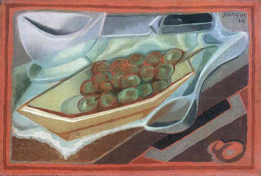 Grapes Juan Gris Abstract Art A4 Photo Print