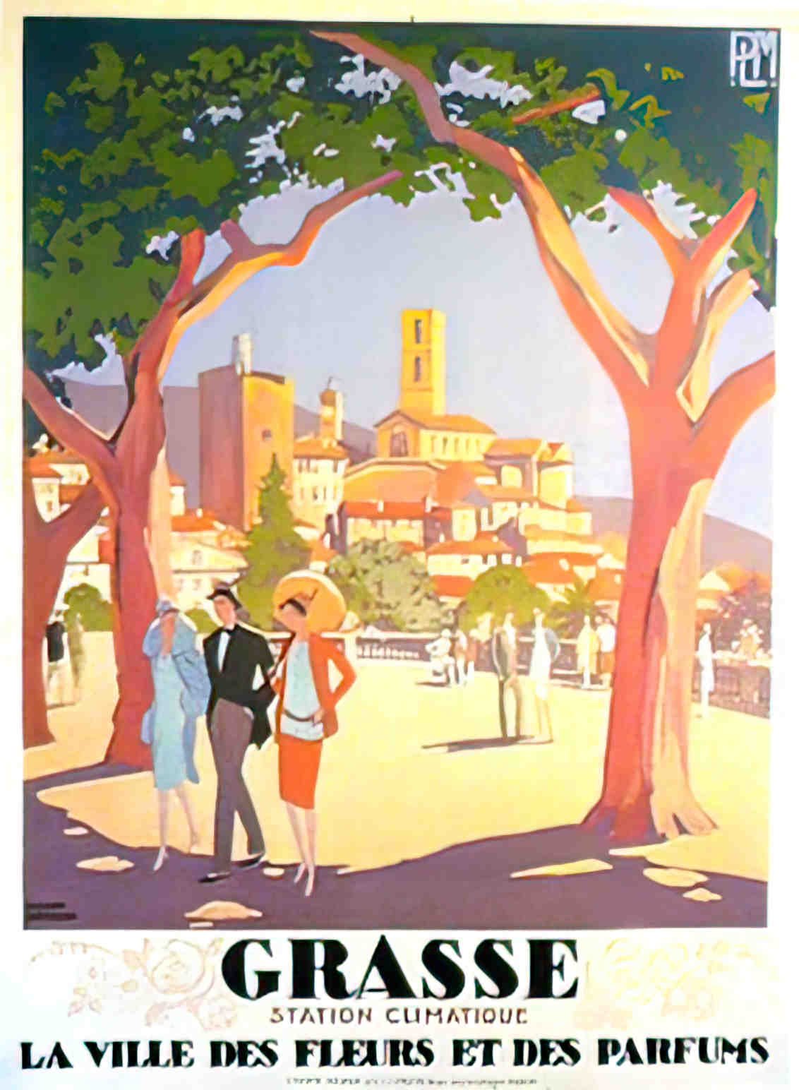 Grasse Advert A4 Photo Print