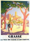 Grasse Vintage Advert A4 Photo Print