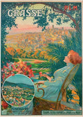 GrasseAlesi Vintage Advert A4 Photo Print