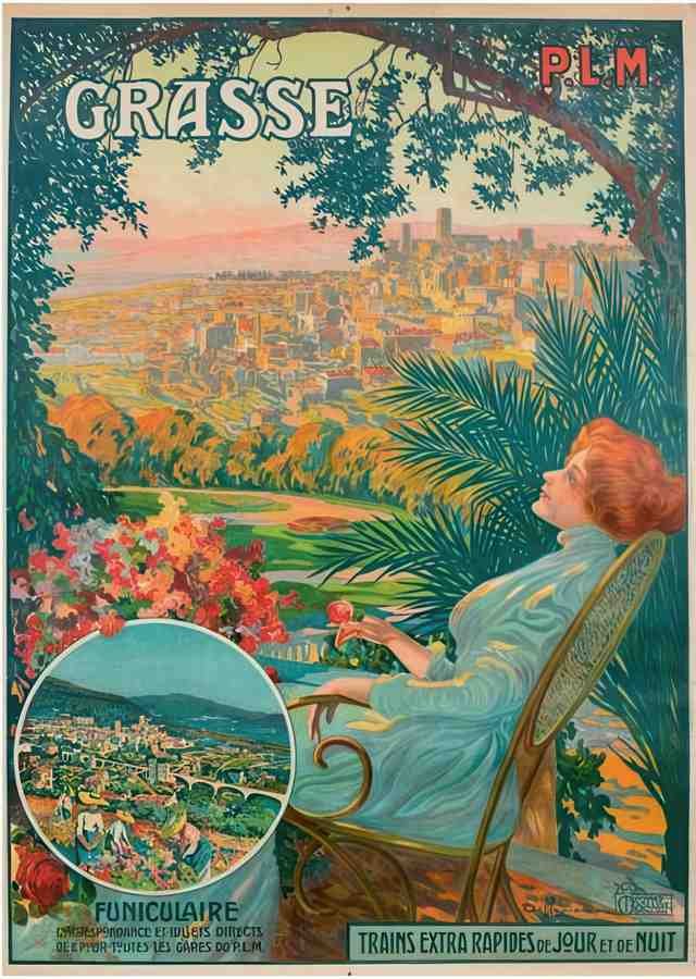 GrasseAlesi Vintage Advert A4 Photo Print
