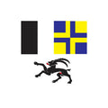 Graubunden Flag N2400 A4 Photo Print