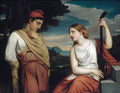 Gray Henry Peters The Greek Lovers Art A4 Photo Print