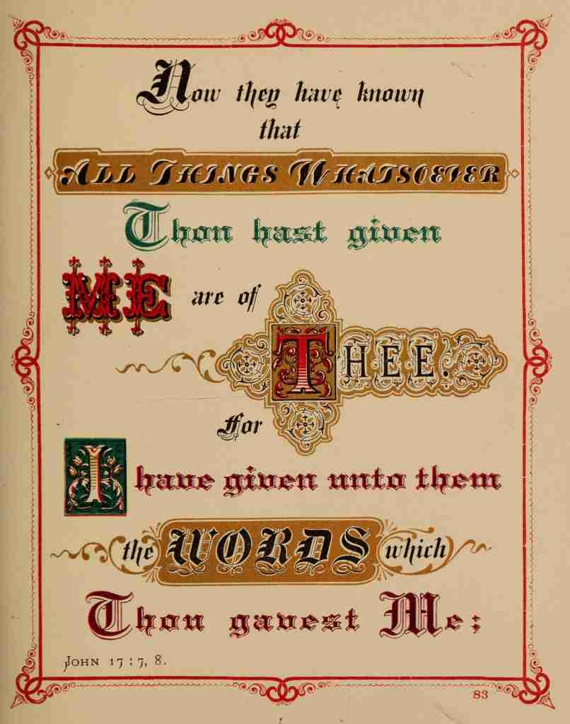Gray John A One with Christ in Glory John 17 1871 10 A4 Photo Print