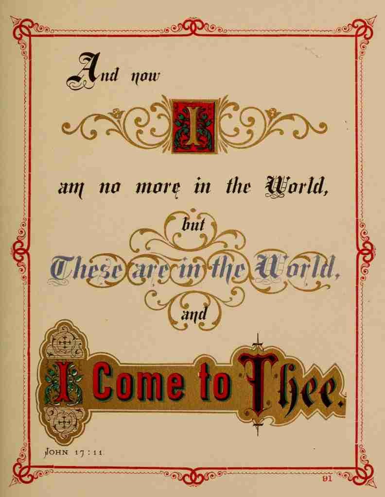 Gray John A One with Christ in Glory John 17 1871 14 A4 Photo Print