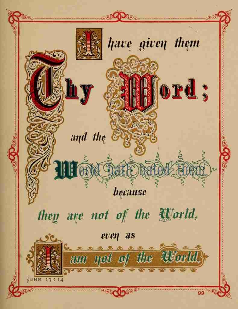 Gray John A One with Christ in Glory John 17 1871 18 A4 Photo Print
