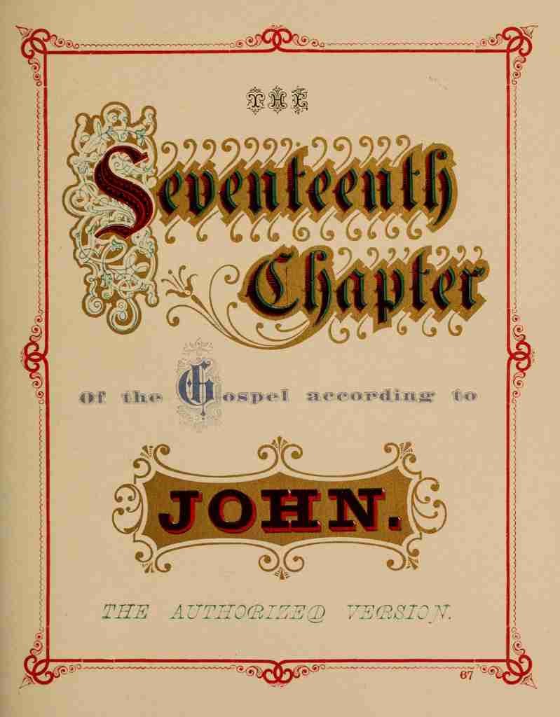 Gray John A One with Christ in Glory John 17 1871 2 A4 Photo Print