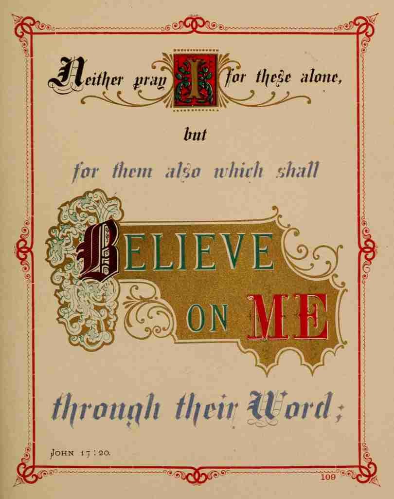 Gray John A One with Christ in Glory John 17 1871 23 A4 Photo Print