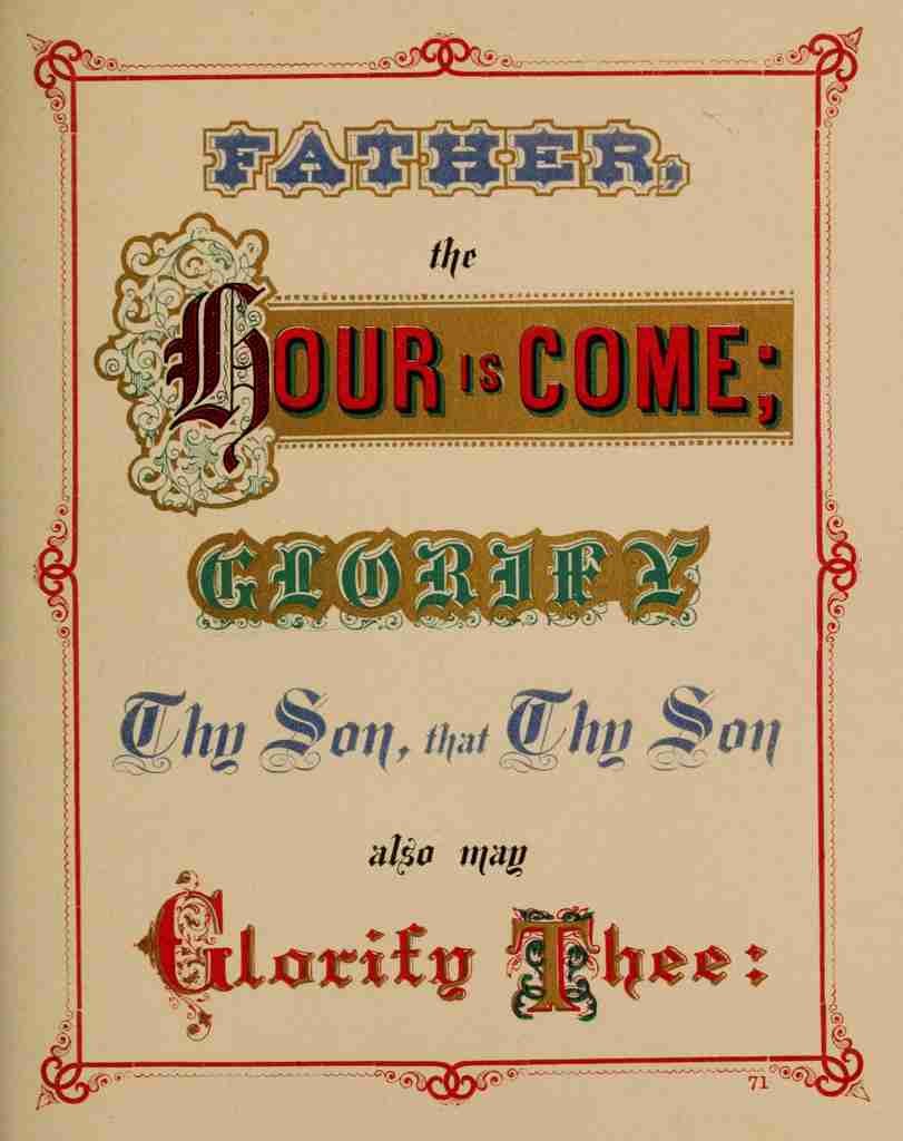 Gray John A One with Christ in Glory John 17 1871 4 A4 Photo Print