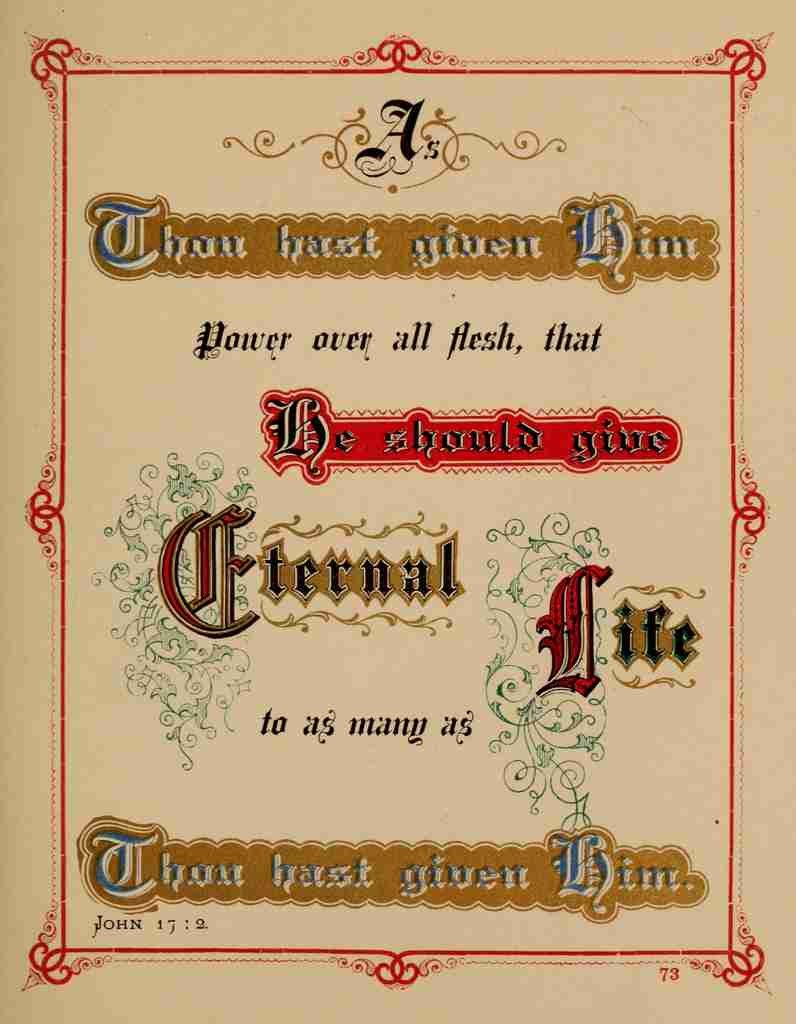 Gray John A One with Christ in Glory John 17 1871 5 A4 Photo Print