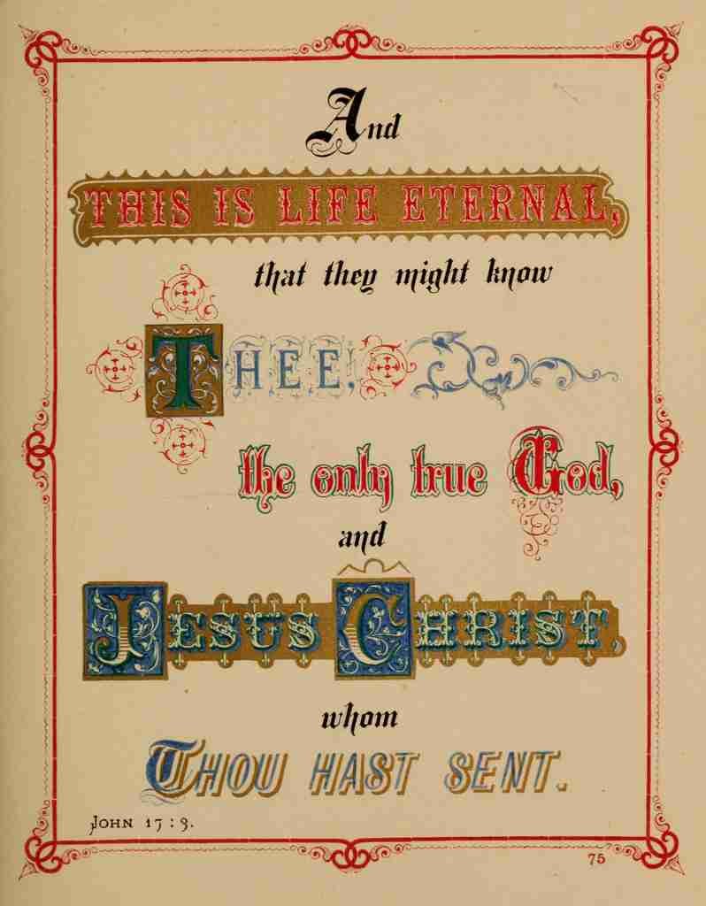 Gray John A One with Christ in Glory John 17 1871 6 A4 Photo Print