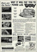 Gray Marine Engines Vintage Retro Advert Ads A4 Photo Print