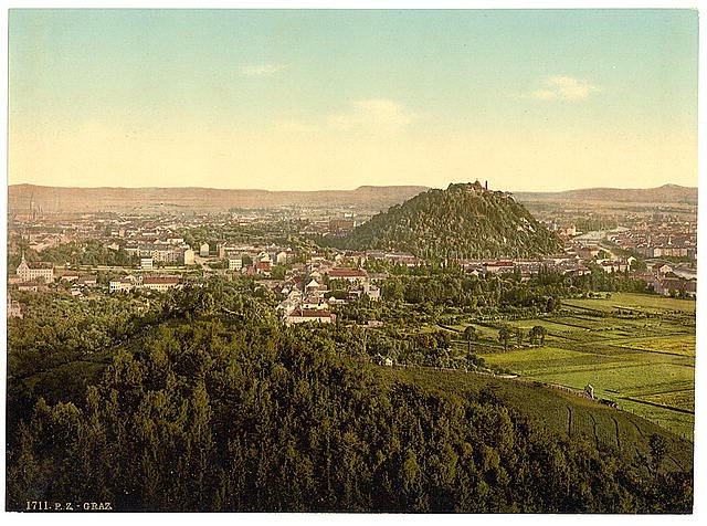 Graz Styria 2 Vintage A4 Photo Print