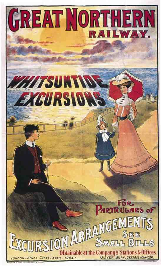 Great Northern Railway 2 Advert A4 Photo Print