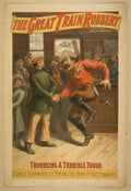 Great Train Robbery 8 Vintage Retro Advert Poster A4 Photo Print