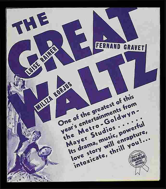 Great Waltz The 05  film star poster A4 Photo Print
