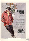 Great Western Jacket Vintage Retro Advert Ads A4 Photo Print