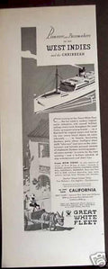 Great White Fleet Vintage Retro Advert Ads A4 Photo Print
