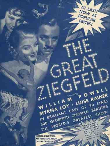  Great Ziegfeld The 09 film star poster A4 Photo Print