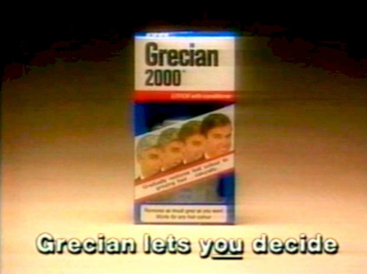 Grecian 2000 Pack 1990s Vintage Retro Advert