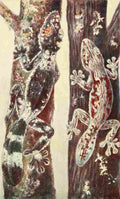 Green James 1912 Bark Geckos of Madagascar A4 Photo Print