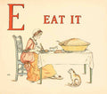 Greenaway Kate 1846 1901 A Apple Pie 1886 E Eat it A4 Photo Print