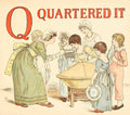 Greenaway Kate 1846 1901 A Apple Pie 1886 Q Quartered it A4 Photo Print