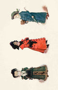Greenaway Kate 1846 1901 Kate Greenaway 1905 Christmas card girls A4 Photo Print