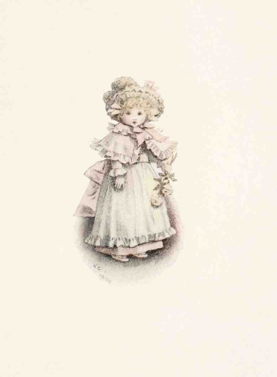 Greenaway Kate 1846 1901 Kate Greenaway 1905 The Pink Sash A4 Photo Print