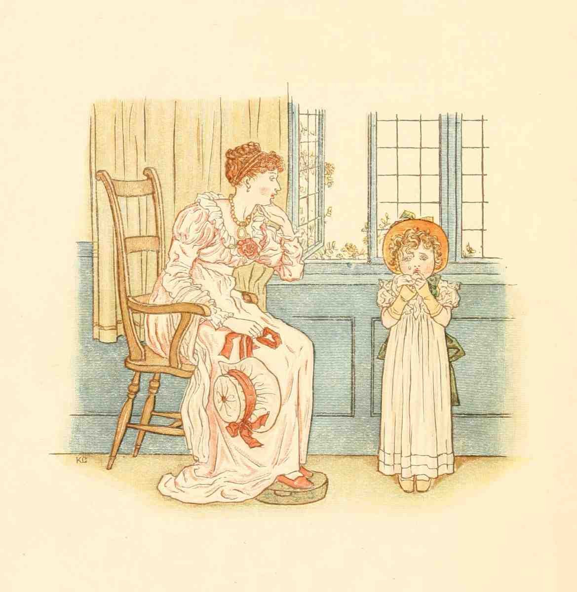 Greenaway Kate 1846 1901 Little Ann and other Poems 1890 The disappointment A4 Photo Print