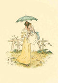 Greenaway Kate 1846 1901 Marigold Garden 1900 Autumn walk A4 Photo Print