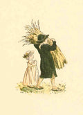 Greenaway Kate 1846 1901 Marigold Garden 1900 Harvesting A4 Photo Print