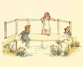 Greenaway Kate 1846 1901 Marigold Garden 1900 On the bridge A4 Photo Print