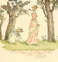 Greenaway Kate 1846 1901 Marigold Garden 1900 Picking daisies A4 Photo Print