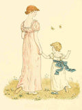 Greenaway Kate 1846 1901 Marigold Garden 1900 Sisters A4 Photo Print