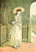 Greenaway Kate 1846 1901 Marigold Garden 1900 Susan Blue A4 Photo Print